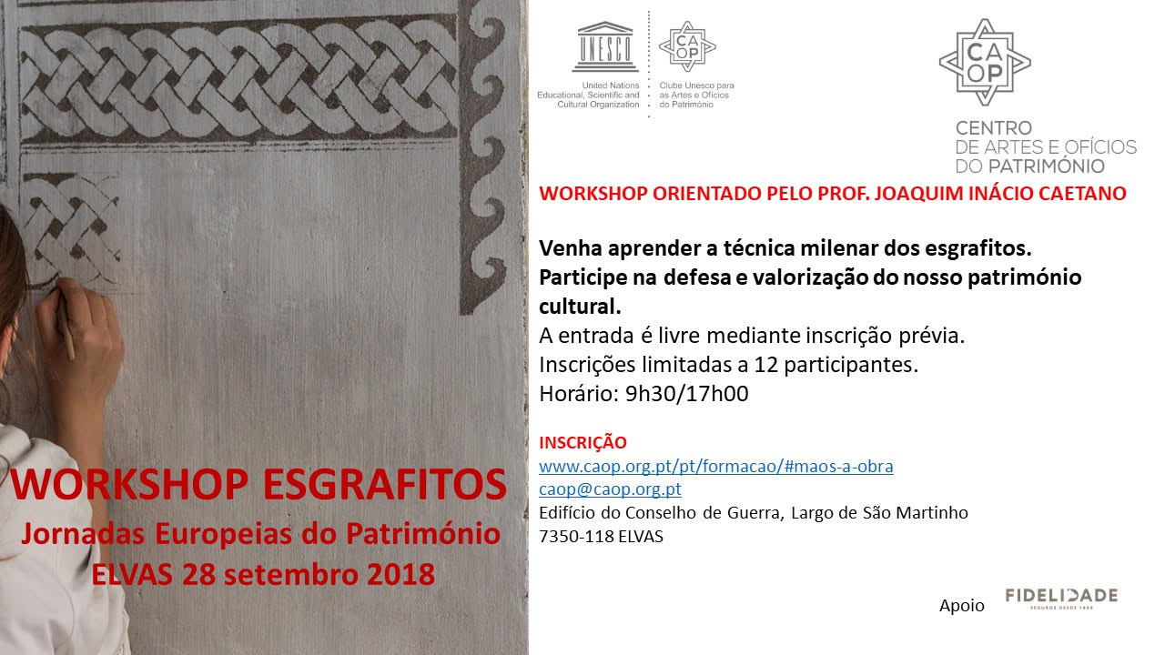 Cartaz Esgrafitos